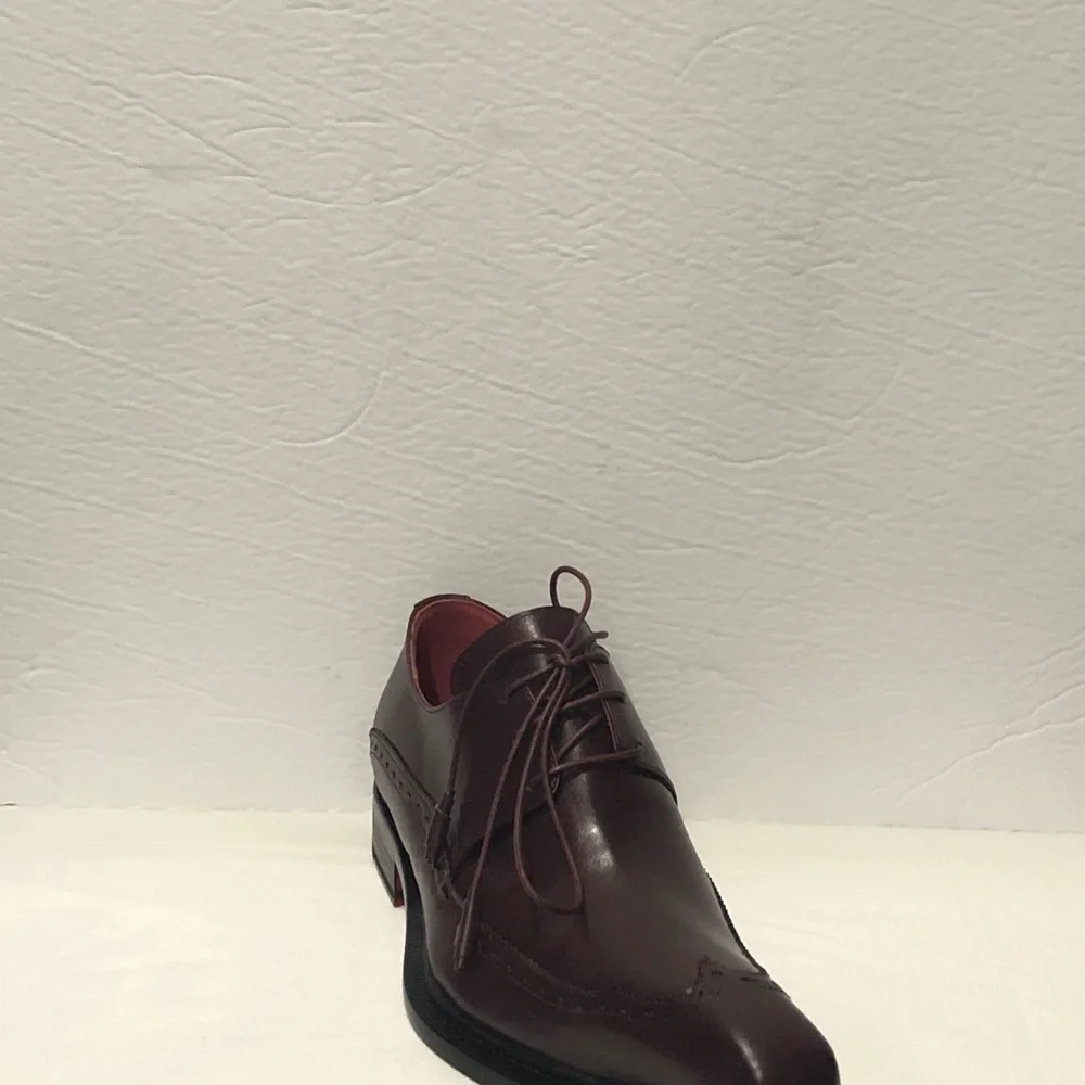 Emilio Franco shoes Italian leather burgundy